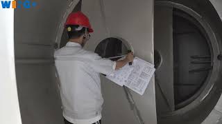 Weld Dimension Check of Cryogenic Tanks -- Wingo Marine