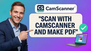 How to SCAN with CamScanner and MAKE PDF (Step by Step) 2026 screenshot 3