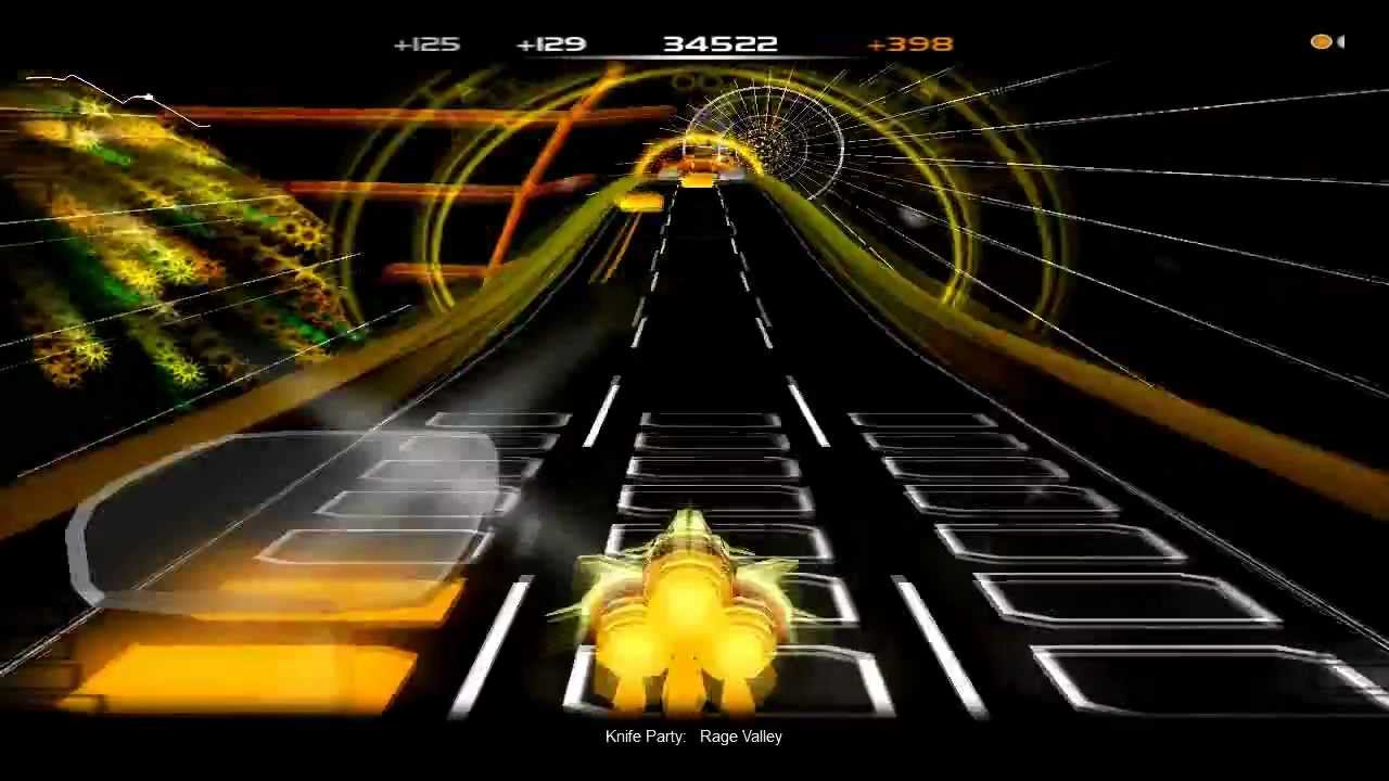 Knife Party Rage Valley Audiosurf Youtube
