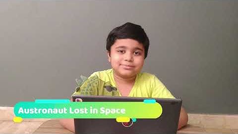 2 Minute ScratchJr Recipe: How to animate an astronaut lost in space