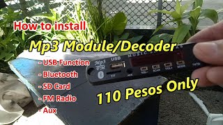 Mp3 Module|Decoder Installation