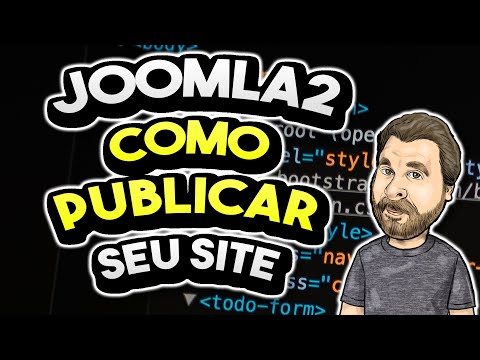 Vídeo: Como Publicar Um Site Joomla