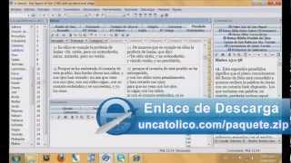 Descarga y uso de Software Bíblico (Módulos Católicos y Apologética)