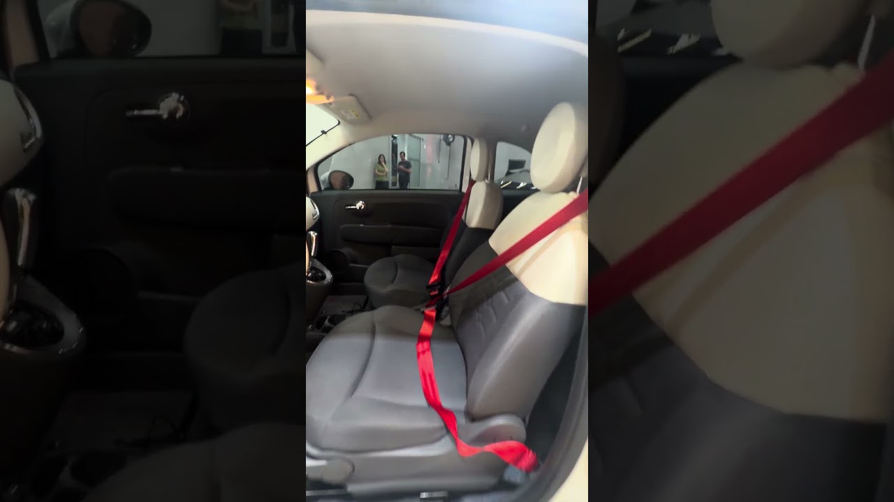 Fiat500 | Polimento Cinto Segurança  Revestimento Teto Polimento Películas  Multimídia e Câmeras