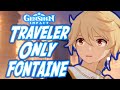 Can you beat fontaine only using the traveler