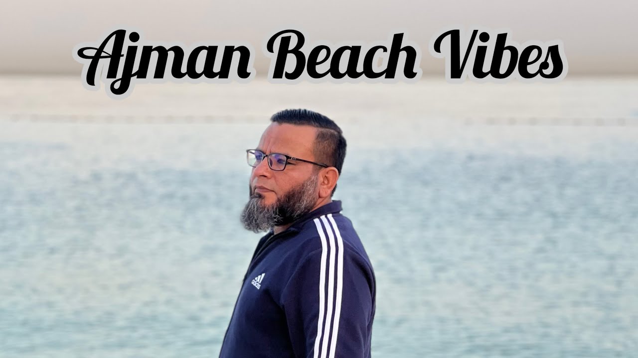 Refreshing Beach Walk + Fitness Goals at Ajman Beach | Simply Saada Vision Vlog
