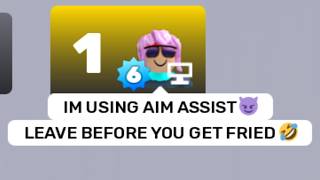 When your opponent uses "aim assist" in Rivals...