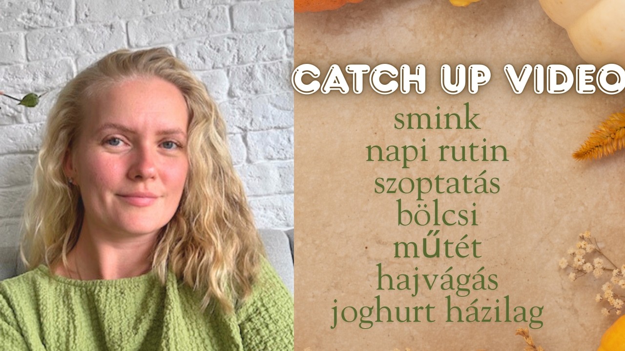 Takarítós, dumcsis videó - smink, napi rutin, szoptatás, bölcsi, műtét, hajvágás, joghurt házilag