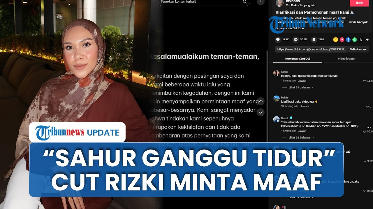 Viral Video Sebut Sahur Mengganggu Tidur saat Ramadan, Influencer Cut ...