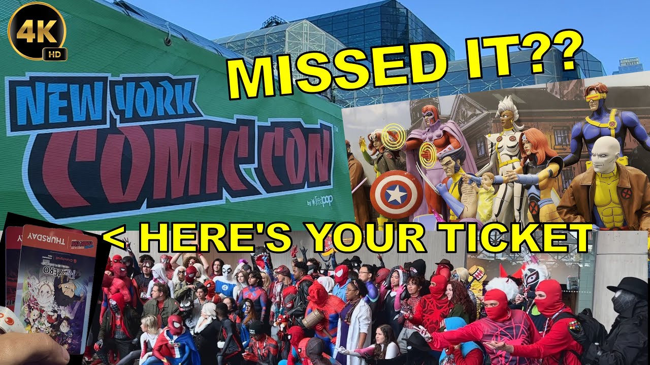 New York Comic Con 2025 Virtual Ticket Complete Walkthrough SHOW FLOOR ...