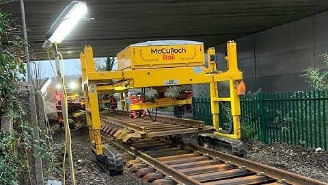 Amazing Railway Track machine| TRT machine| Track relaying train #railway #TRT