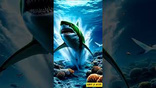 India vs Pakistan Shark Fight |Who Will Win theOcean Battle? #trnding #shorts #aiwork