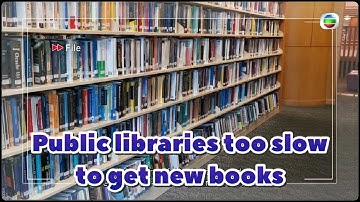 TVB News | 26 Apr 2023 | Public libraries too slow to get new books