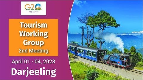 Joy ride for G20 Delegates on Darjeeling Himalayan Railway, a UNESCO World Heritage Site