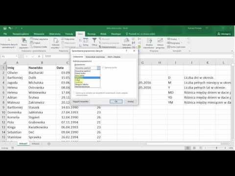 Wideo: Jak Obliczyć Wiek W Excelu