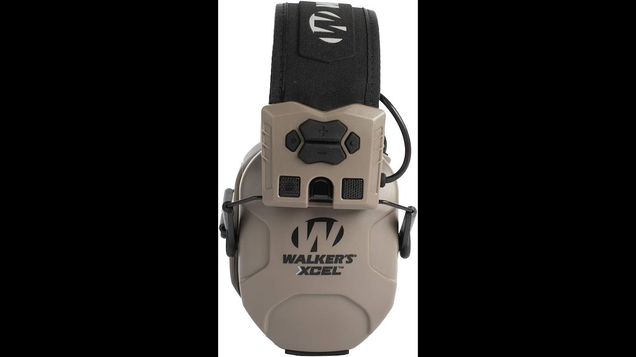 Walker's XCEL 100 Digital Electronic Muff W Voice Clarity YouTube