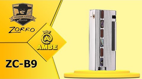 Bật lửa xăng đá độc lạ, phong cách Zorro ZC-B9 - Ambe.vn