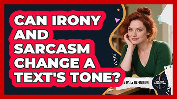 Can Irony And Sarcasm Change A Text