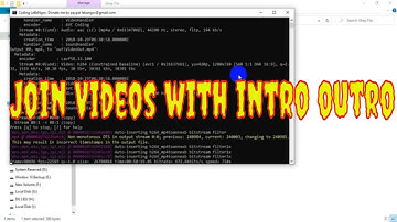 FFMPEG TUTORIAL: Ghép nhiều video có intro outro - Join Videos with Intro Outro | Happy Sharing