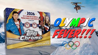 2026 Topps Chrome US Winter Olympics Hobby Box Break | Loads of hits at an affordable price!