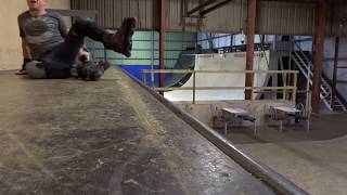 7ft half pipe at adrenaline alley