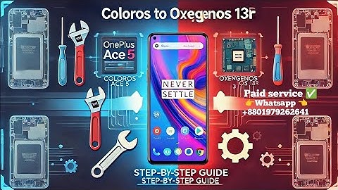 How to Convert OnePlus Ace 5 from ColorOS to OxygenOS 13R (Global) - Step-by-Step Guide