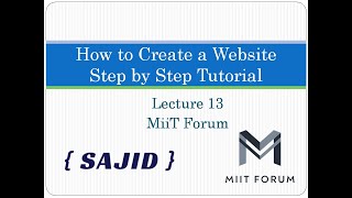 How To Create A Website Using HTML And CSS | Step By Step Website Tutorial 2020 | Lecture 13