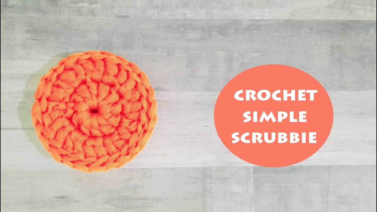 Double Sided Sun Kitchen Scrubber - Crochet Pattern