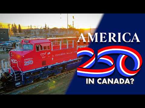 CPKC 'America 250' Locomotive Visits Winnipeg!