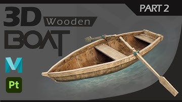 Create a Realistic 3D Wooden Boat in Maya Part 2 #3d #youtube #mayamodeling