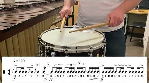 Bluecoats Snare Audition Excerpt