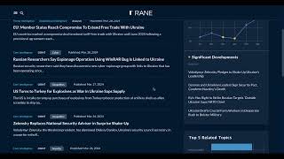 RANE Risk Intelligence - Russia Ukraine Conflict Coverage