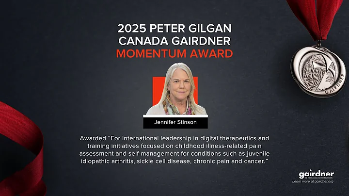 2025 Peter Gilgan Canada Gairdner Momentum Award Laureate, Dr. Jennifer Stinson