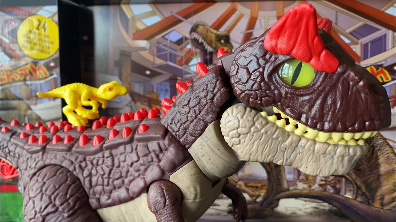 Fisher-Price Imaginext Carnotaurus De Jurassic World – Dinosaurio De 28 Cm Con Ataque De Púas