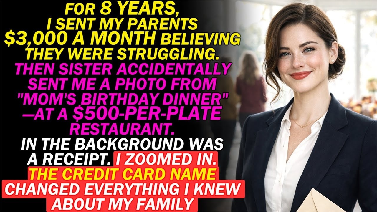 My Parents Said They Were Broke And Asked Me For Money For 8 Years—A $500 Restaurant Receipt Proved