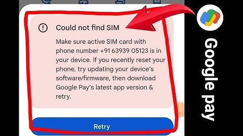 Could Not Find Sim Google pay #yorktechd2l #googlepay #tech | Google pay