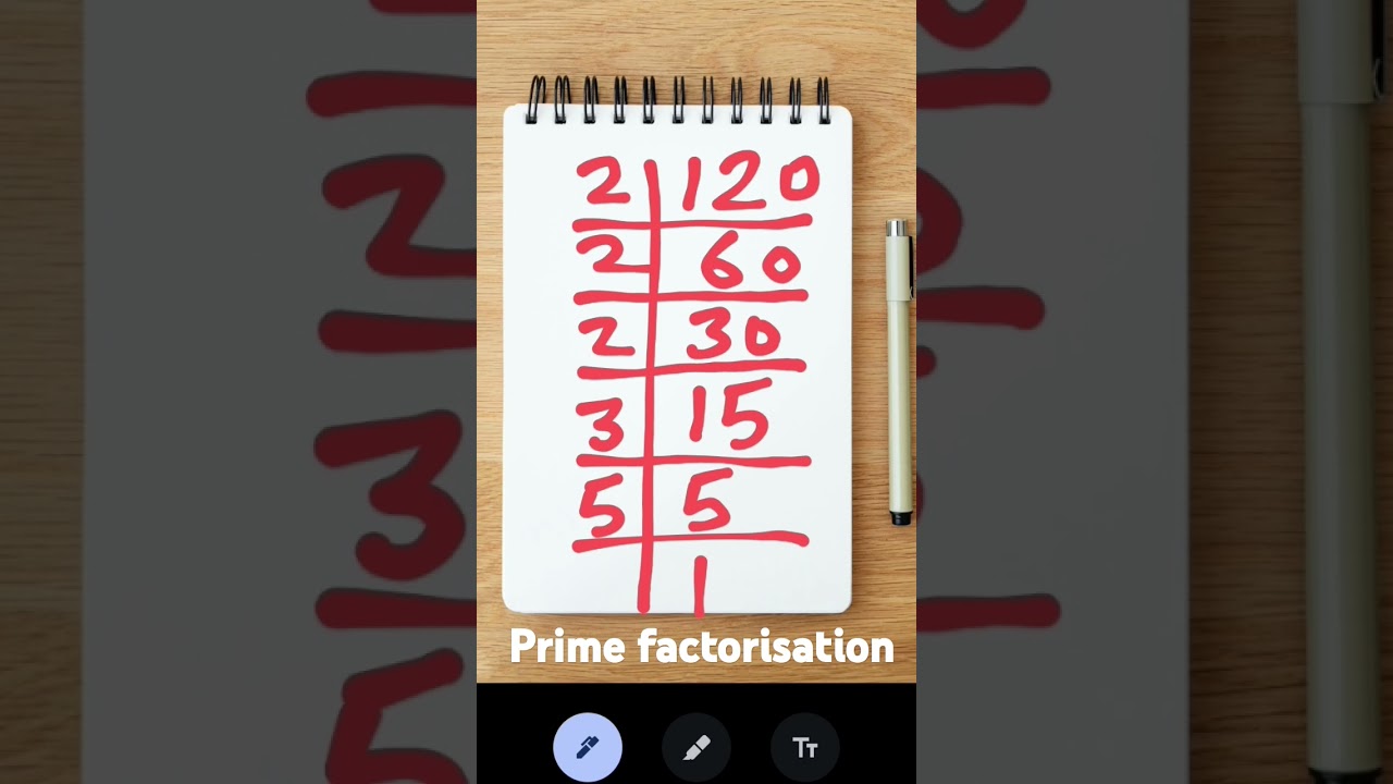 Prime Factorisation//Secondary classes//Easy way//