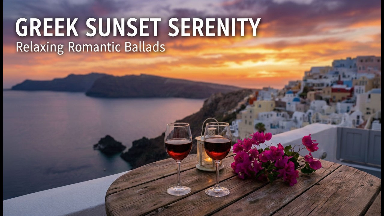 Greek Summer Essence 🌅 Powerful Romantic Ballads | Ouzo & Sunset Vibes