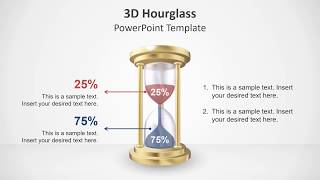 Animated 3D Hourglass PowerPoint Template