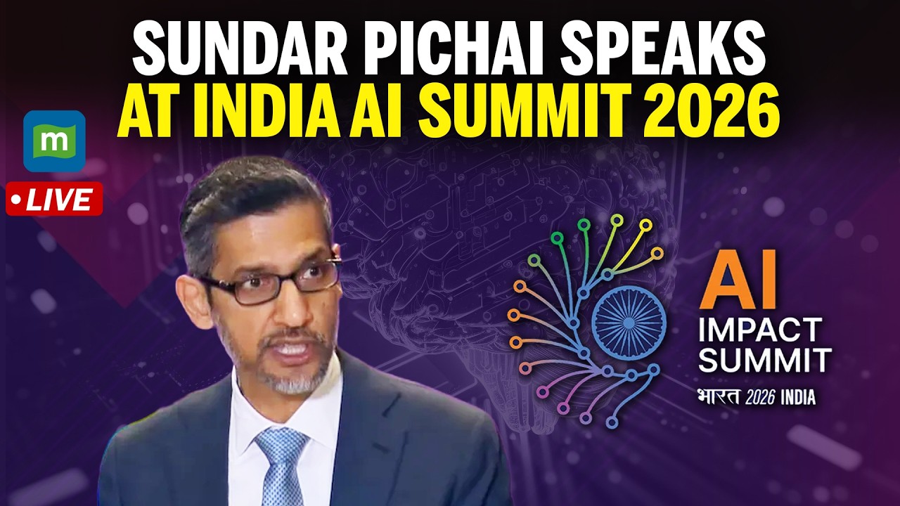 LIVE: Google CEO Sundar Pichai Speaks at India AI Impact Summit 2026 ...