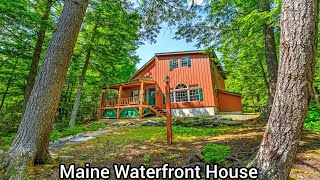 Maine Waterfront House On 1+ Acre / New England Camp / ME Real Estate / Same Family From Built