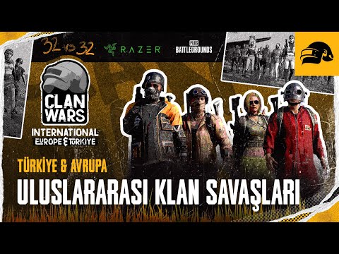 Uluslararası Klan Savaşları: Türkiye & Avrupa | PUBG TR