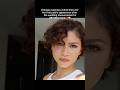 Zendaya wearing a white dress for her first public appearance after the wedding announcement!#shorts