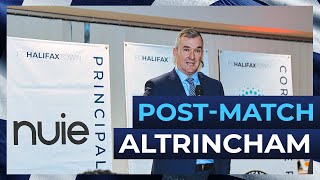 Altrincham: Post-Match Interview with Chris Millington Update