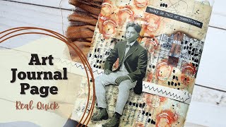 Art Journal Page - Real Quick art journaling