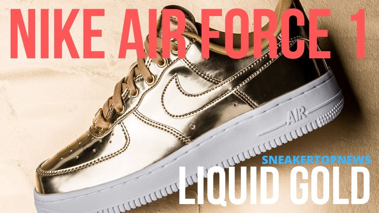 air force 1 sp gold