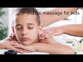 تدليك صحي للأطفال الأولاد في تايلاند رائج فيروسي سفر صحي 