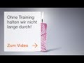 Ohne Training halten wir nicht lange durch! Suva TV-Spot