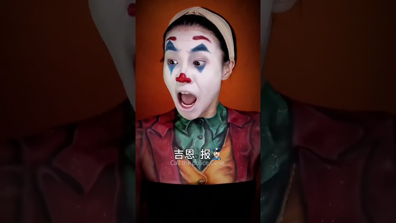 精神病最痛苦的，就是別人總希望他們假裝自己正常#挑战100个反派角色 （三十五）#小丑 #杰昆菲尼克斯 #仿妆不仿人 #原创#shorts