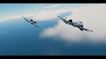 Formation flying is real HARD!! [DCS World A-10C Flight Training]